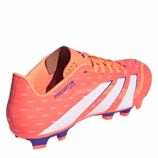 Adidas Predator Club Firm Ground Football Boots Оранжево/Бяло 