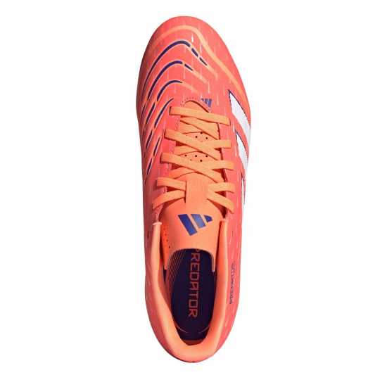 Adidas Predator Club Firm Ground Football Boots Оранжево/Бяло 