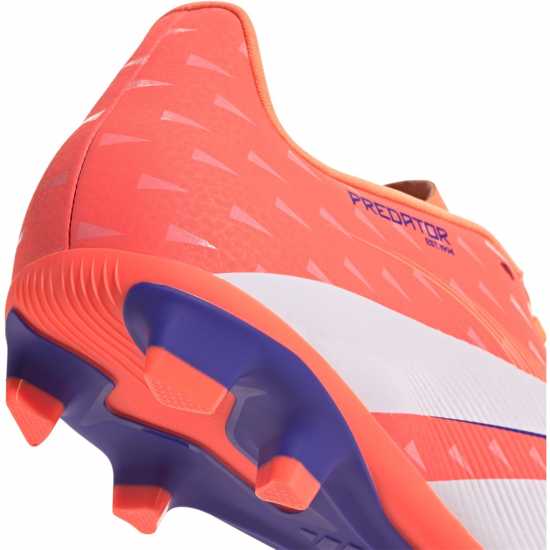 Adidas Predator Club Firm Ground Football Boots Оранжево/Бяло 