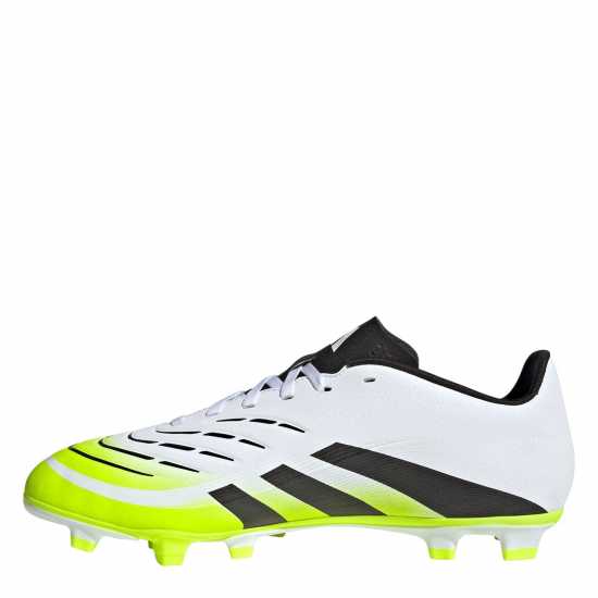 Adidas Predator Club Firm Ground Football Boots White/Blk/Lemon Мъжки футболни бутонки
