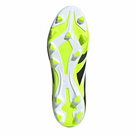Adidas Predator Club Firm Ground Football Boots White/Blk/Lemon Мъжки футболни бутонки