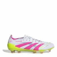 Мъжки футболни бутонки Adidas Predator Elite Firm Ground Football Boots Бяло/Розово Adidas Predator Elite Firm Ground Football Boots Бяло/Розово Мъжки футболни бутонки