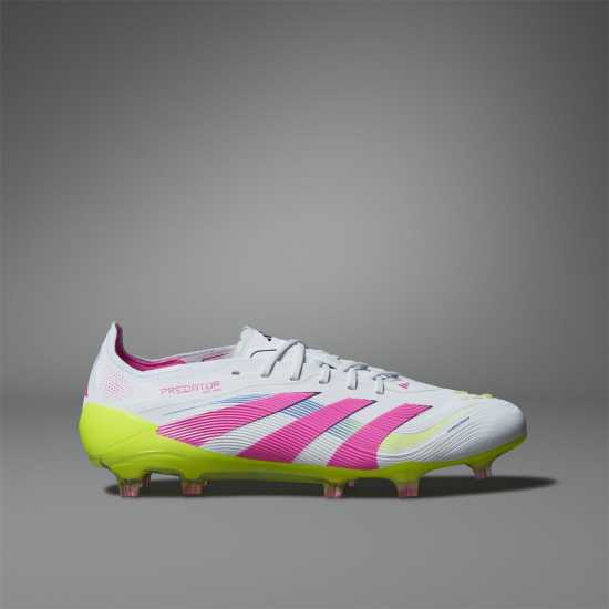 Adidas Predator Elite Firm Ground Football Boots Бяло/Розово Мъжки футболни бутонки