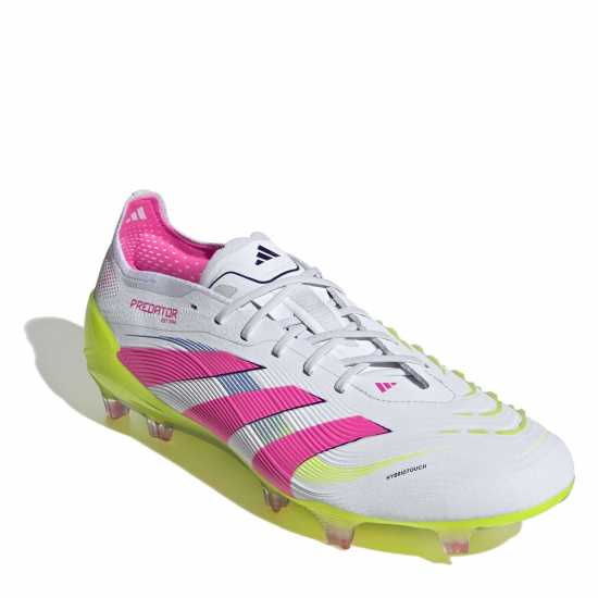 Adidas Predator Elite Firm Ground Football Boots Бяло/Розово Мъжки футболни бутонки