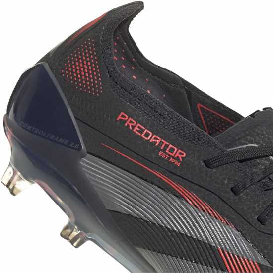 Adidas Predator Elite Firm Ground Football Boots Черно/Сиво Мъжки футболни бутонки