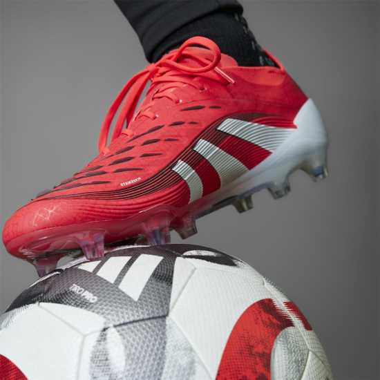 Мъжки футболни бутонки Adidas Predator Elite Firm Ground Football Boots Червено/Бяло Adidas Predator Elite Firm Ground Football Boots Червено/Бяло Мъжки футболни бутонки