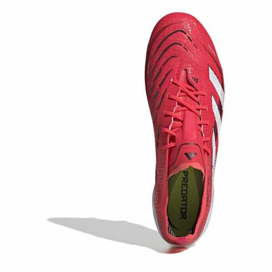 Мъжки футболни бутонки Adidas Predator Elite Firm Ground Football Boots Червено/Бяло Adidas Predator Elite Firm Ground Football Boots Червено/Бяло Мъжки футболни бутонки