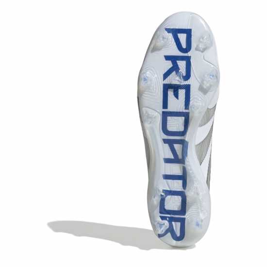 Adidas Predator Elite Firm Ground Football Boots Бяло/сребро Мъжки футболни бутонки