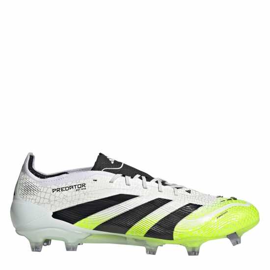 Мъжки футболни бутонки Adidas Predator Elite Firm Ground Football Boots White/Blk/Lemon Adidas Predator Elite Firm Ground Football Boots White/Blk/Lemon Мъжки футболни бутонки