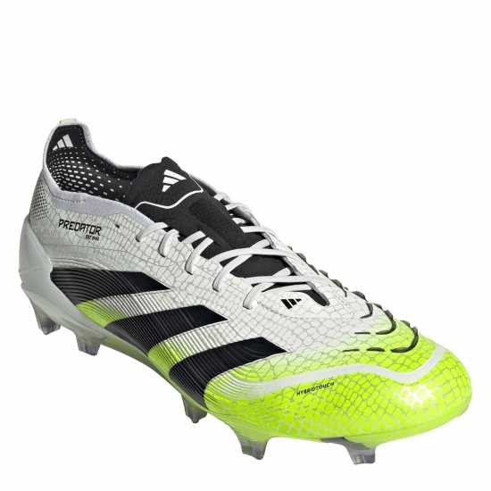 Мъжки футболни бутонки Adidas Predator Elite Firm Ground Football Boots White/Blk/Lemon Adidas Predator Elite Firm Ground Football Boots White/Blk/Lemon Мъжки футболни бутонки