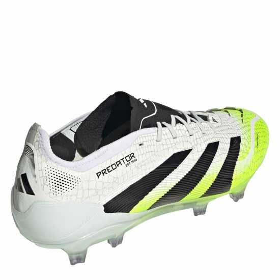 Мъжки футболни бутонки Adidas Predator Elite Firm Ground Football Boots White/Blk/Lemon Adidas Predator Elite Firm Ground Football Boots White/Blk/Lemon Мъжки футболни бутонки