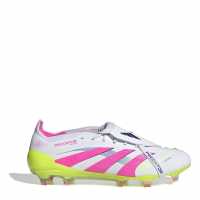 Adidas Predator Elite Fold-Over Tongue Firm Ground Football Boots Бяло/Розово Мъжки футболни бутонки
