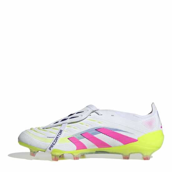 Мъжки футболни бутонки Adidas Predator Elite Fold-Over Tongue Firm Ground Football Boots Бяло/Розово Adidas Predator Elite Fold-Over Tongue Firm Ground Football Boots Бяло/Розово Мъжки футболни бутонки