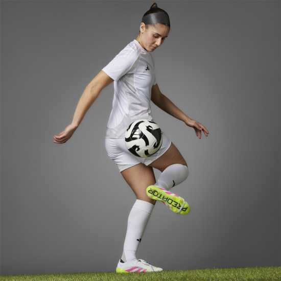 Мъжки футболни бутонки Adidas Predator Elite Fold-Over Tongue Firm Ground Football Boots Бяло/Розово Adidas Predator Elite Fold-Over Tongue Firm Ground Football Boots Бяло/Розово Мъжки футболни бутонки