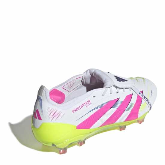 Мъжки футболни бутонки Adidas Predator Elite Fold-Over Tongue Firm Ground Football Boots Бяло/Розово Adidas Predator Elite Fold-Over Tongue Firm Ground Football Boots Бяло/Розово Мъжки футболни бутонки