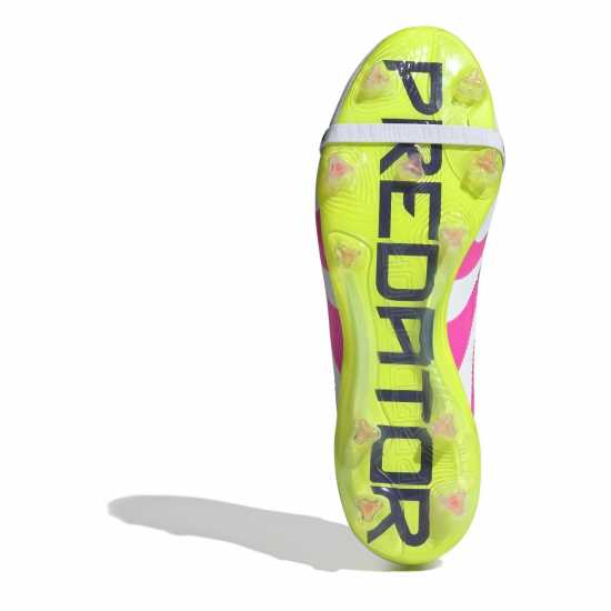 Мъжки футболни бутонки Adidas Predator Elite Fold-Over Tongue Firm Ground Football Boots Бяло/Розово Adidas Predator Elite Fold-Over Tongue Firm Ground Football Boots Бяло/Розово Мъжки футболни бутонки