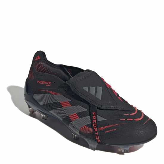 Adidas Predator Elite Fold-Over Tongue Firm Ground Football Boots Черно/Сиво Мъжки футболни бутонки