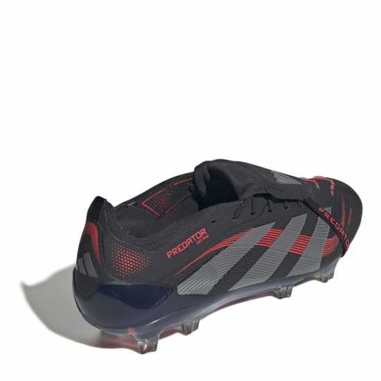 Adidas Predator Elite Fold-Over Tongue Firm Ground Football Boots Черно/Сиво Мъжки футболни бутонки