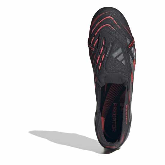 Adidas Predator Elite Fold-Over Tongue Firm Ground Football Boots Черно/Сиво Мъжки футболни бутонки