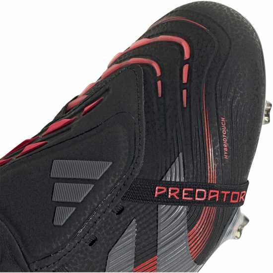 Adidas Predator Elite Fold-Over Tongue Firm Ground Football Boots Черно/Сиво Мъжки футболни бутонки