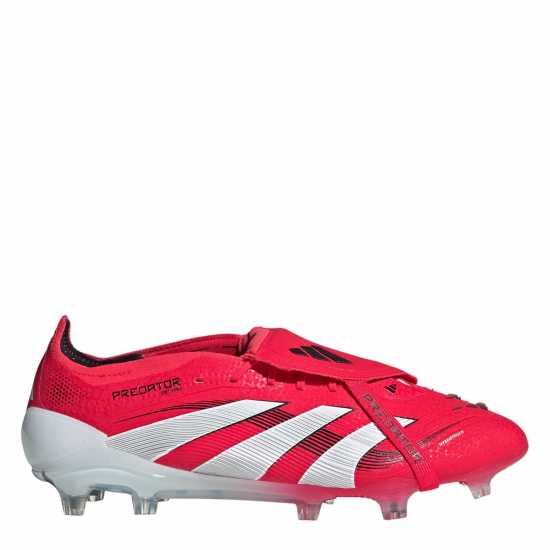 Мъжки футболни бутонки Adidas Predator Elite Fold-Over Tongue Firm Ground Football Boots Червено/Бяло Adidas Predator Elite Fold-Over Tongue Firm Ground Football Boots Червено/Бяло Мъжки футболни бутонки