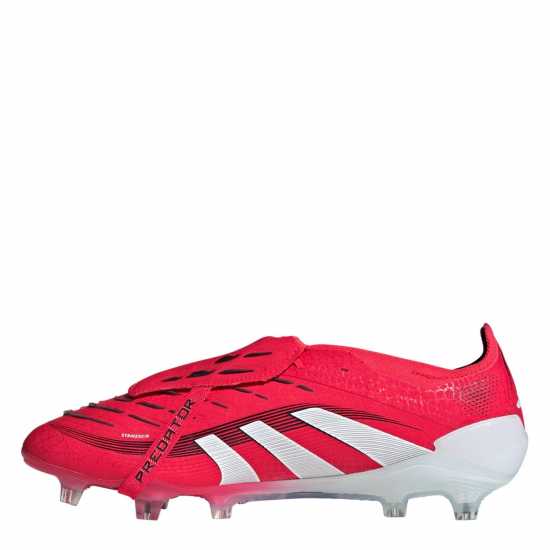 Мъжки футболни бутонки Adidas Predator Elite Fold-Over Tongue Firm Ground Football Boots Червено/Бяло Adidas Predator Elite Fold-Over Tongue Firm Ground Football Boots Червено/Бяло Мъжки футболни бутонки