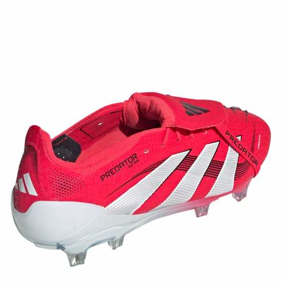Мъжки футболни бутонки Adidas Predator Elite Fold-Over Tongue Firm Ground Football Boots Червено/Бяло Adidas Predator Elite Fold-Over Tongue Firm Ground Football Boots Червено/Бяло Мъжки футболни бутонки