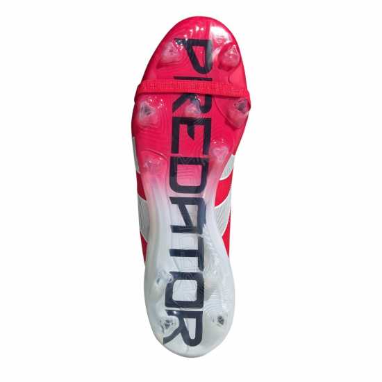 Мъжки футболни бутонки Adidas Predator Elite Fold-Over Tongue Firm Ground Football Boots Червено/Бяло Adidas Predator Elite Fold-Over Tongue Firm Ground Football Boots Червено/Бяло Мъжки футболни бутонки