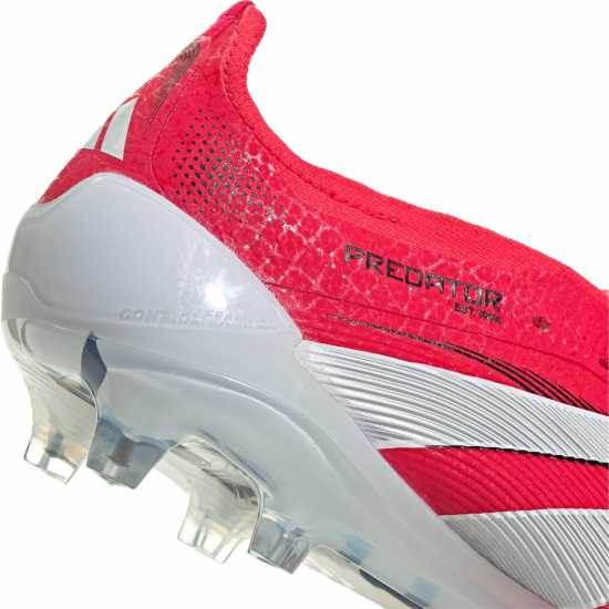 Мъжки футболни бутонки Adidas Predator Elite Fold-Over Tongue Firm Ground Football Boots Червено/Бяло Adidas Predator Elite Fold-Over Tongue Firm Ground Football Boots Червено/Бяло Мъжки футболни бутонки