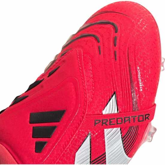 Мъжки футболни бутонки Adidas Predator Elite Fold-Over Tongue Firm Ground Football Boots Червено/Бяло Adidas Predator Elite Fold-Over Tongue Firm Ground Football Boots Червено/Бяло Мъжки футболни бутонки