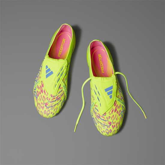 Мъжки футболни бутонки Adidas Predator Elite Fold-Over Tongue Firm Ground Football Boots Жълто/Розово Adidas Predator Elite Fold-Over Tongue Firm Ground Football Boots Жълто/Розово Мъжки футболни бутонки
