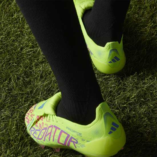 Мъжки футболни бутонки Adidas Predator Elite Fold-Over Tongue Firm Ground Football Boots Жълто/Розово Adidas Predator Elite Fold-Over Tongue Firm Ground Football Boots Жълто/Розово Мъжки футболни бутонки