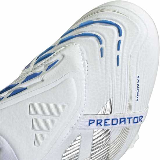 Мъжки футболни бутонки Adidas Predator Elite Fold-Over Tongue Firm Ground Football Boots Бяло/сребро Adidas Predator Elite Fold-Over Tongue Firm Ground Football Boots Бяло/сребро Мъжки футболни бутонки