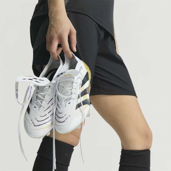 Мъжки футболни бутонки Adidas Predator Elite Fold-Over Tongue Firm Ground Football Boots Бяло/Черно/Злато Adidas Predator Elite Fold-Over Tongue Firm Ground Football Boots Бяло/Черно/Злато Мъжки футболни бутонки