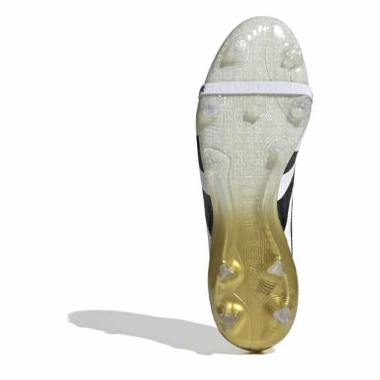 Мъжки футболни бутонки Adidas Predator Elite Fold-Over Tongue Firm Ground Football Boots Бяло/Черно/Злато Adidas Predator Elite Fold-Over Tongue Firm Ground Football Boots Бяло/Черно/Злато Мъжки футболни бутонки