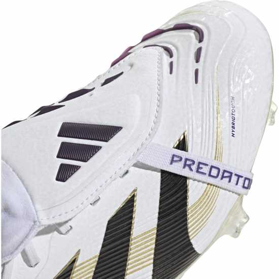 Мъжки футболни бутонки Adidas Predator Elite Fold-Over Tongue Firm Ground Football Boots Бяло/Черно/Злато Adidas Predator Elite Fold-Over Tongue Firm Ground Football Boots Бяло/Черно/Злато Мъжки футболни бутонки