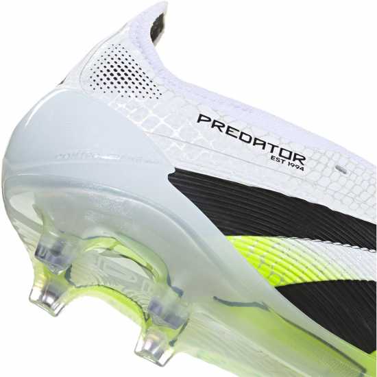Мъжки футболни бутонки Adidas Predator Elite Fold-Over Tongue Firm Ground Football Boots White/Blk/Lemon Adidas Predator Elite Fold-Over Tongue Firm Ground Football Boots White/Blk/Lemon Мъжки футболни бутонки