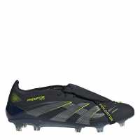 Adidas Predator Elite Fold-Over Tongue Firm Ground Football Boots Black/Lemon Мъжки футболни бутонки