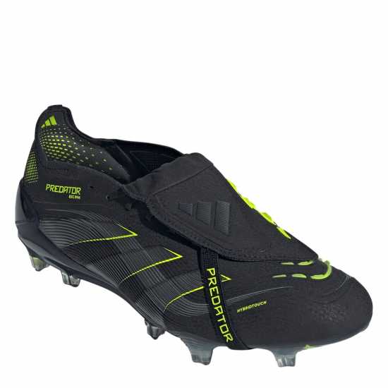 Мъжки футболни бутонки Adidas Predator Elite Fold-Over Tongue Firm Ground Football Boots Black/Lemon Adidas Predator Elite Fold-Over Tongue Firm Ground Football Boots Black/Lemon Мъжки футболни бутонки