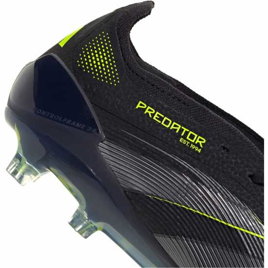 Мъжки футболни бутонки Adidas Predator Elite Fold-Over Tongue Firm Ground Football Boots Black/Lemon Adidas Predator Elite Fold-Over Tongue Firm Ground Football Boots Black/Lemon Мъжки футболни бутонки