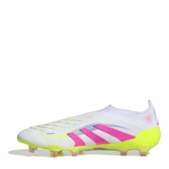 Adidas Predator Elite Laceless Firm Ground Football Boots Бяло/Розово Мъжки футболни бутонки