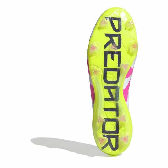 Adidas Predator Elite Laceless Firm Ground Football Boots Бяло/Розово Мъжки футболни бутонки