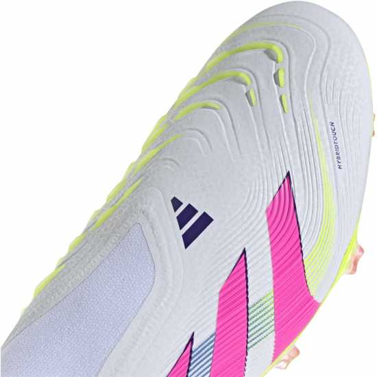 Adidas Predator Elite Laceless Firm Ground Football Boots Бяло/Розово Мъжки футболни бутонки