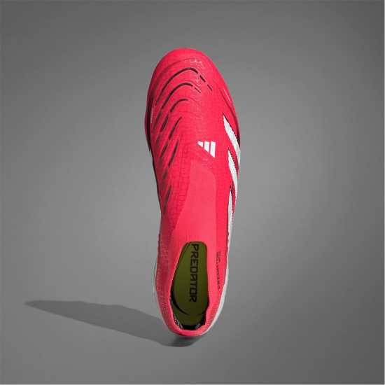 Мъжки футболни бутонки Adidas Predator Elite Laceless Firm Ground Football Boots Червено/Бяло Adidas Predator Elite Laceless Firm Ground Football Boots Червено/Бяло Мъжки футболни бутонки