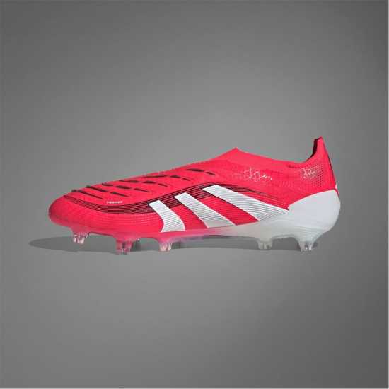 Мъжки футболни бутонки Adidas Predator Elite Laceless Firm Ground Football Boots Червено/Бяло Adidas Predator Elite Laceless Firm Ground Football Boots Червено/Бяло Мъжки футболни бутонки