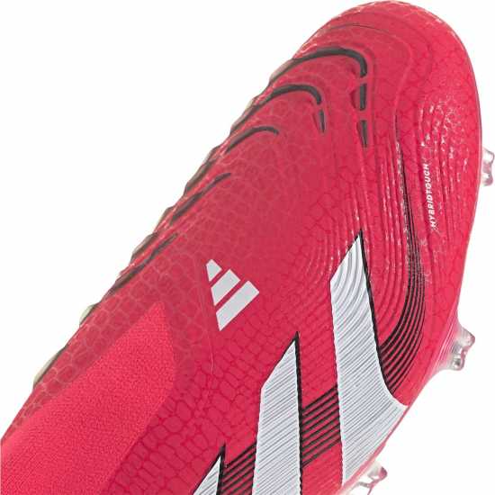Мъжки футболни бутонки Adidas Predator Elite Laceless Firm Ground Football Boots Червено/Бяло Adidas Predator Elite Laceless Firm Ground Football Boots Червено/Бяло Мъжки футболни бутонки