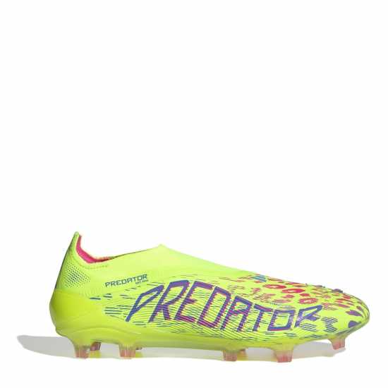 Adidas Predator Elite Laceless Firm Ground Football Boots Жълто/Розово Мъжки футболни бутонки