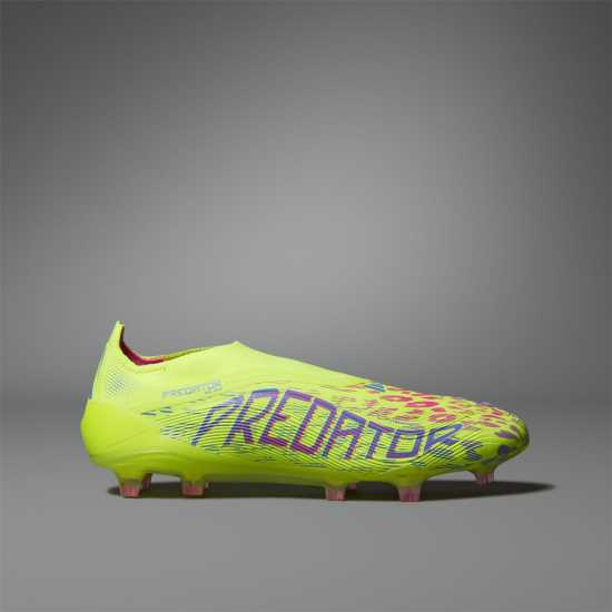 Adidas Predator Elite Laceless Firm Ground Football Boots Жълто/Розово Мъжки футболни бутонки