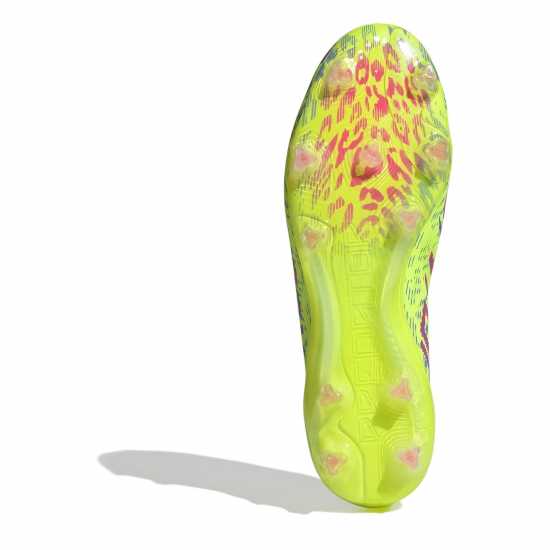 Adidas Predator Elite Laceless Firm Ground Football Boots Жълто/Розово Мъжки футболни бутонки