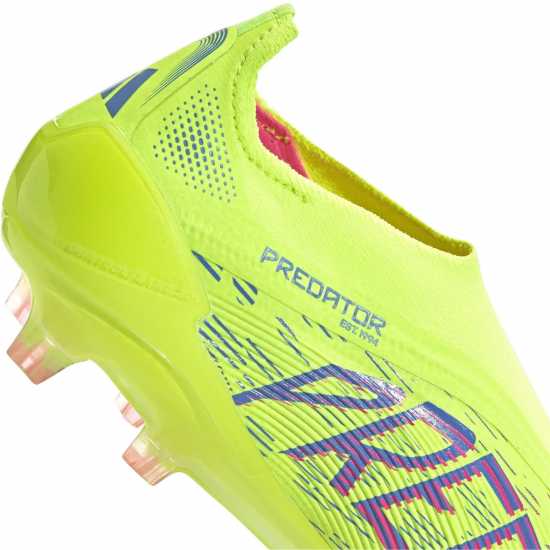 Adidas Predator Elite Laceless Firm Ground Football Boots Жълто/Розово Мъжки футболни бутонки